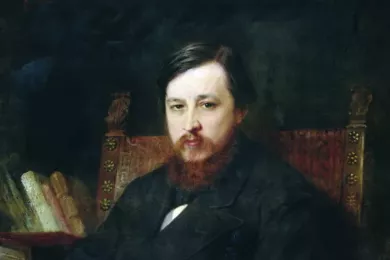 К. Е. Маковский «Портрет композитора М. П. Азанчевского», 1877.