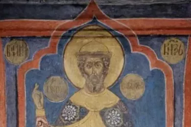 Фреска в Архангельском соборе Кремля