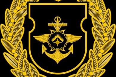 Большая эмблема 43-го узла связи ВМФ России