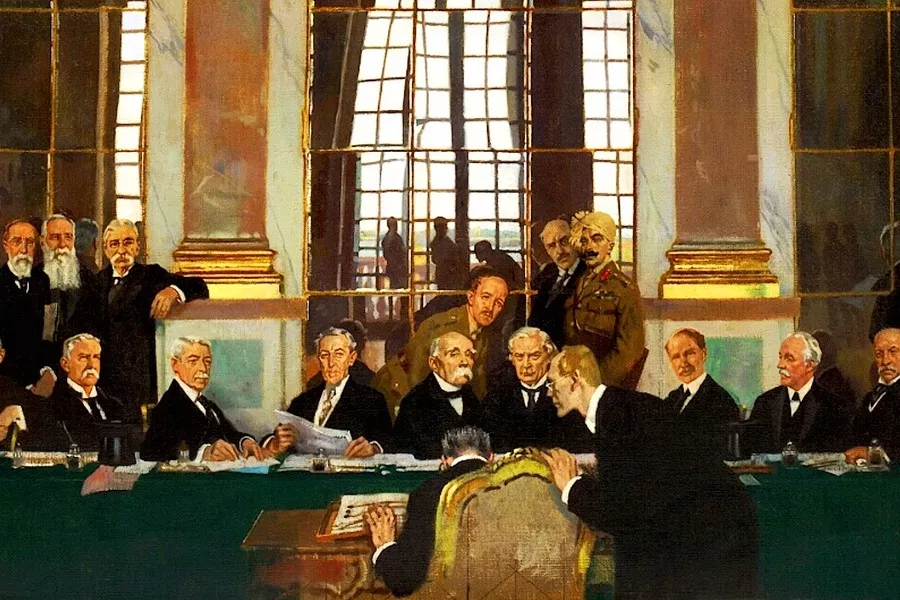 Подписан Версальский мирный договор завершивший Первую мировую войну -  Знаменательное событие