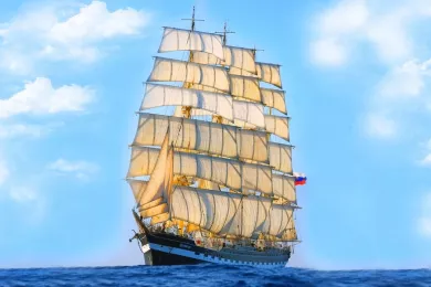 Парусное судно «Крузенштерн»