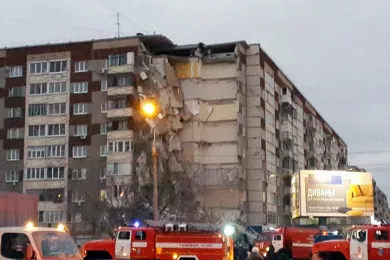 В Ижевске обрушилась часть многоэтажного дома