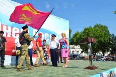 В Кореновск вернулся флаг района