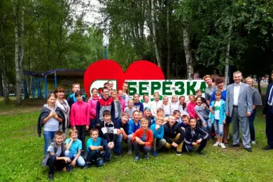 Дети из лагеря «Березка» приняли участие в празднике «Территория спорта и здоровья»