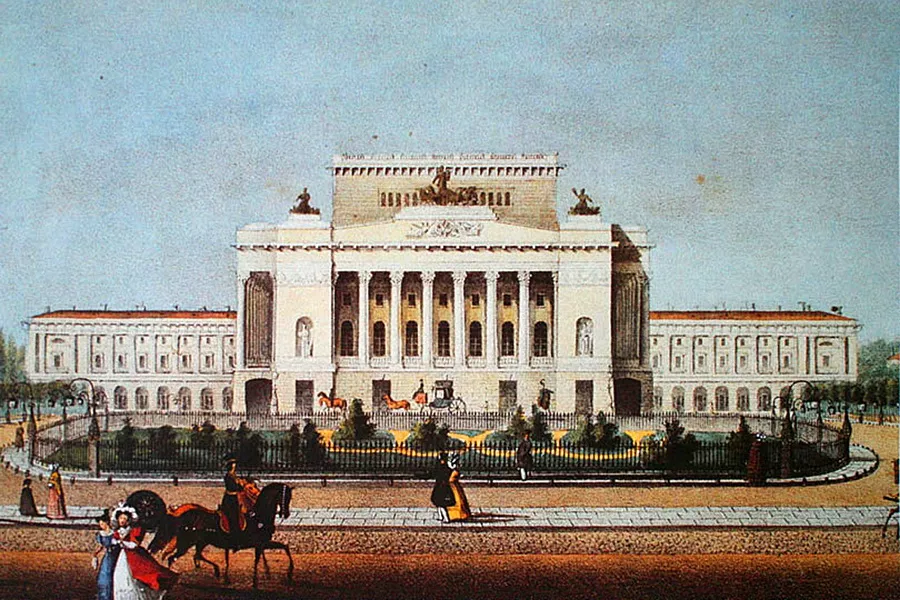 Александрийский театр в 19 веке