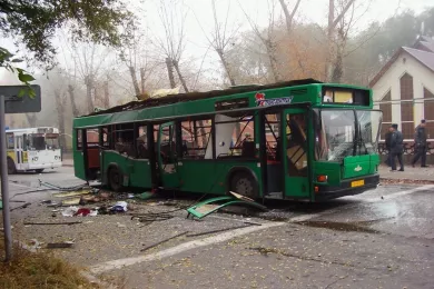 Произошел взрыв автобуса в Тольятти