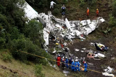 Крушение самолета BAe 146 в Колумбии