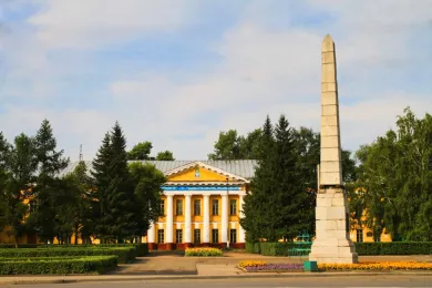 Демидовская площадь в Барнауле