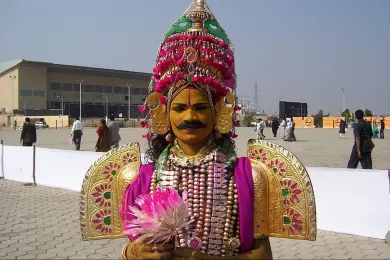 Народная артистка Праваси Бхаратия Дивас в Хайдарабаде в 2006 году.