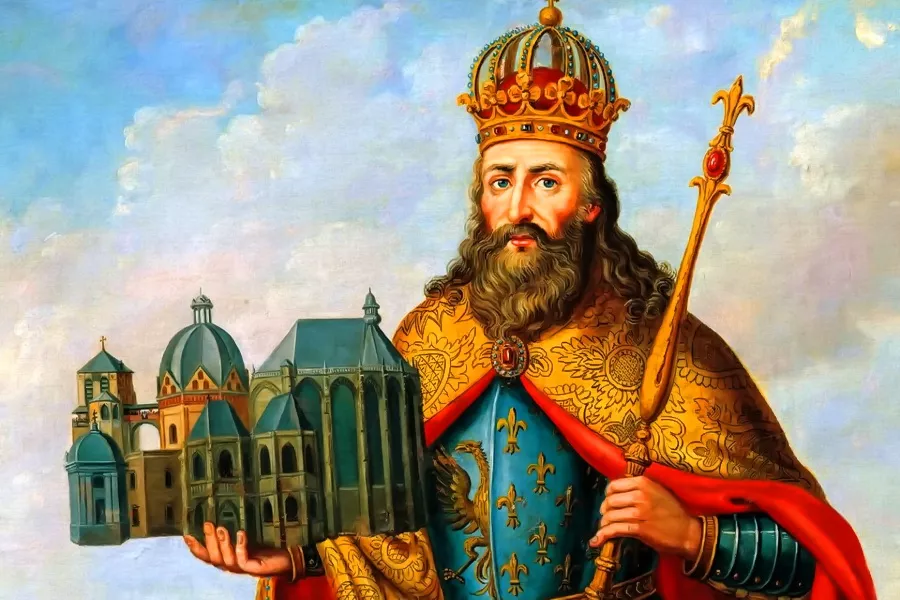 Карл Великий коронован императором Священной Римской империи (25.12.0800)