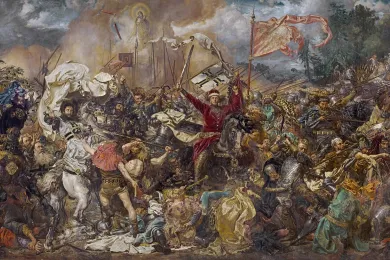 Ян Матейко. «Грюнвальдская битва», 1878 г.