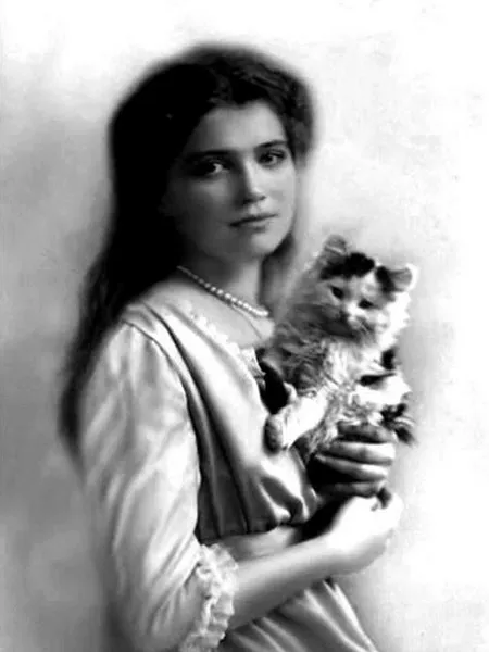 Мария Николаевна Романова, великая княжна. Икона на холсте.