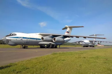 Самолеты Ил-76 прибыли в Красноярск для борьбы с пожарами