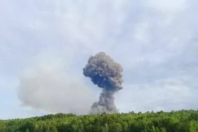 Пожар на складе с боеприпасами в Ачинском районе