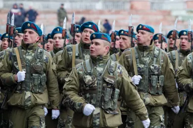 Военнослужащие парашютисты ВС Приднестровья