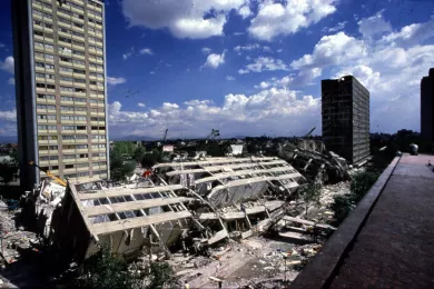 Землетрясение в Мехико