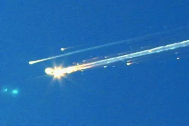 Погиб экипаж американского шаттла «Колумбия»