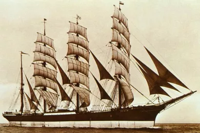 В Германии заложено парусное судно «Падуя» позднее ставшее «Крузенштерн»