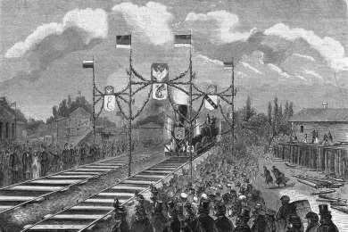 Началось движение по Курско-Харьковско-Азовской линии железной дороги