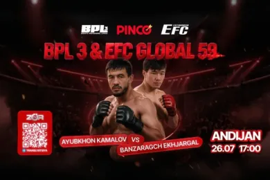 BPL 3 & EFC Global 59: большой вечер ММА в Андижане вместе с PINCO